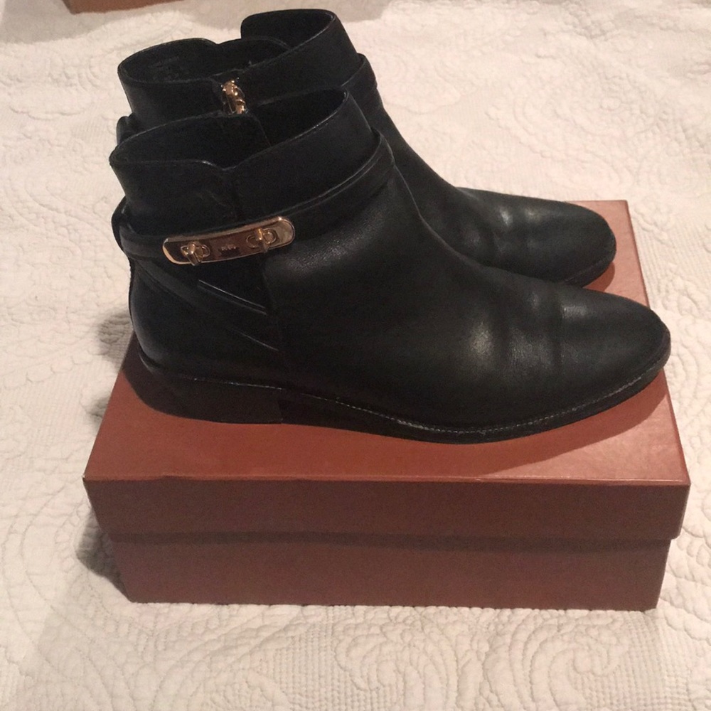 Coach black bootie